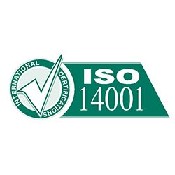 ISO 14001 international certification badge graphic