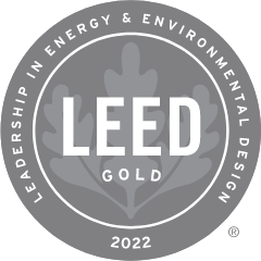 LEED Gold 2022 certification emblem