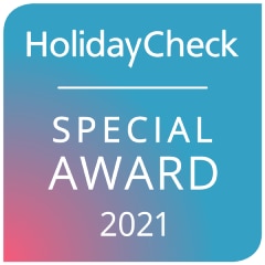 HolidayCheck special award badge 2021