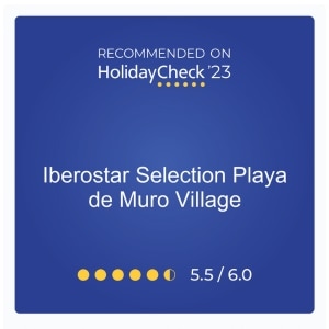 HolidayCheck 2023 Iberostar Playa de Muro rating