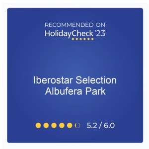 HolidayCheck 2023 Iberostar Albufera rating badge
