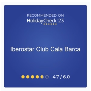 HolidayCheck 2023 Iberostar Club Cala Barca rating