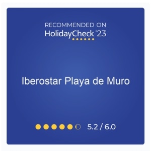 HolidayCheck 2023 Iberostar Playa de Muro badge