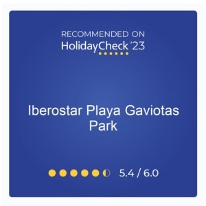HolidayCheck 2023 rating for Iberostar resort