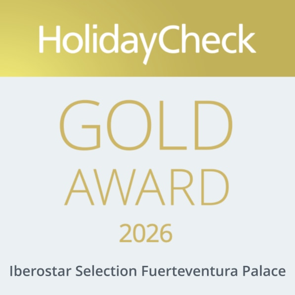 HolidayCheck Gold Award 2026 certificate graphic