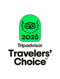 Tripadvisor 2026 Travelers’ Choice award badge