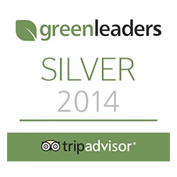 Tripadvisor Greenleaders Silver Award 2014 Badge