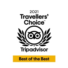 2021 Travellers Choice Tripadvisor award badge