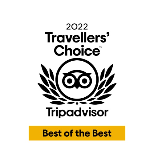 2022 Travellers' Choice best of the best badge