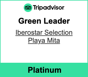 Tripadvisor Green Leader Platinum award badge