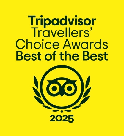 Tripadvisor Travellers Choice Awards 2025 badge